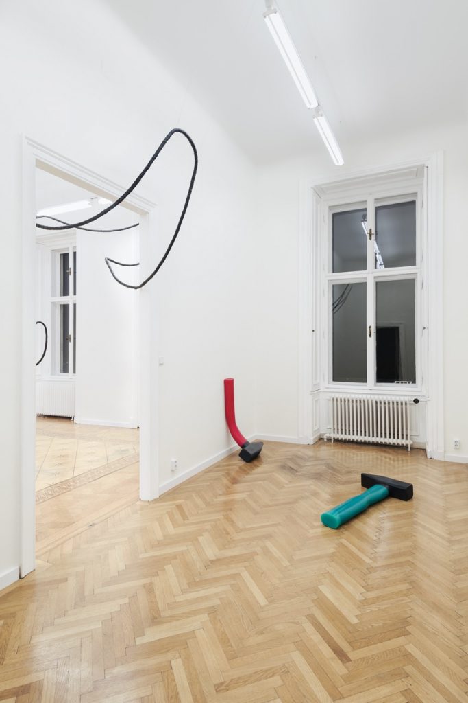 Marlie Mul, Iza Tarasewicz, installation view Croy Nielsen, Vienna, 2017. Photo by Georg Petermichl. Courtesy the artists and Croy Nielsen, Vienna.